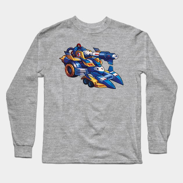 Micro Bots - Turbo Long Sleeve T-Shirt by Prometheus Game Labs